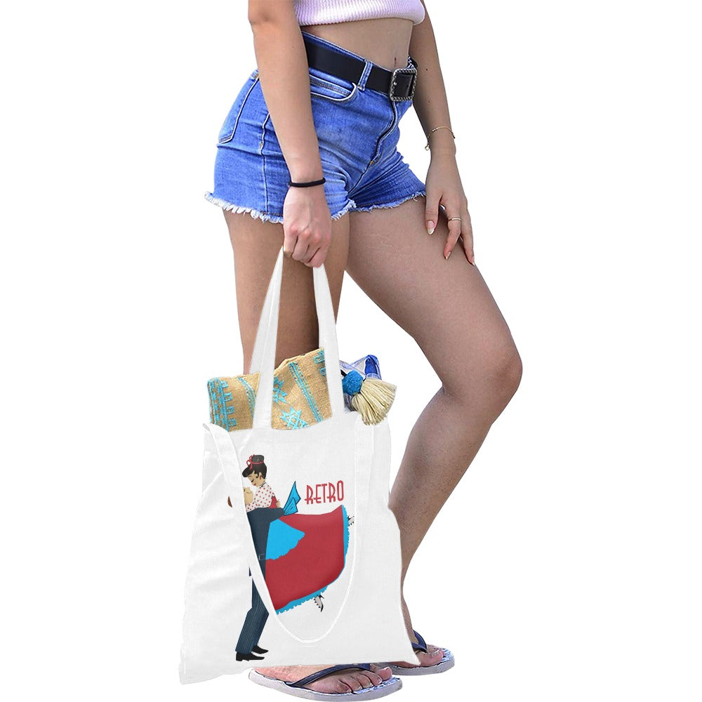 RETRO DANCE Canvas Tote Bag - The Cool Collective AU