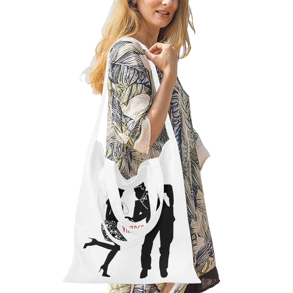 VINTAGE DANCE Canvas Tote Bag - The Cool Collective AU
