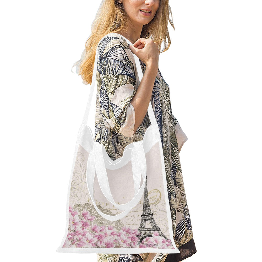 VINTAGE PARIS Canvas Tote Bag - The Cool Collective AU