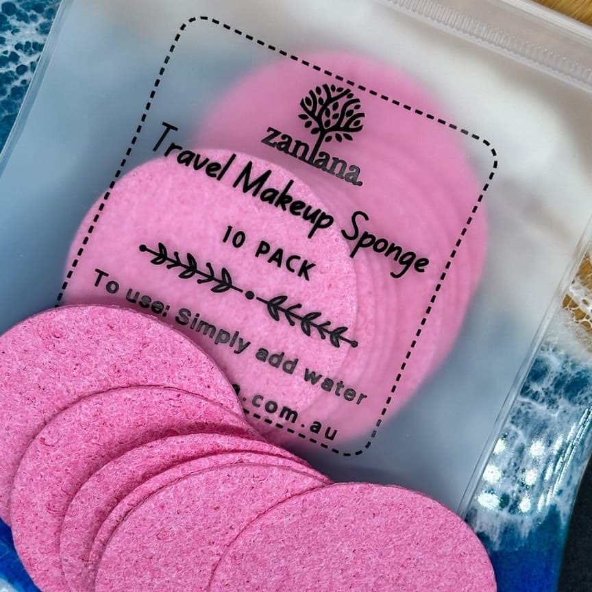 Reusable Travel Makeup Sponge 10 pack - The Cool Collective AU
