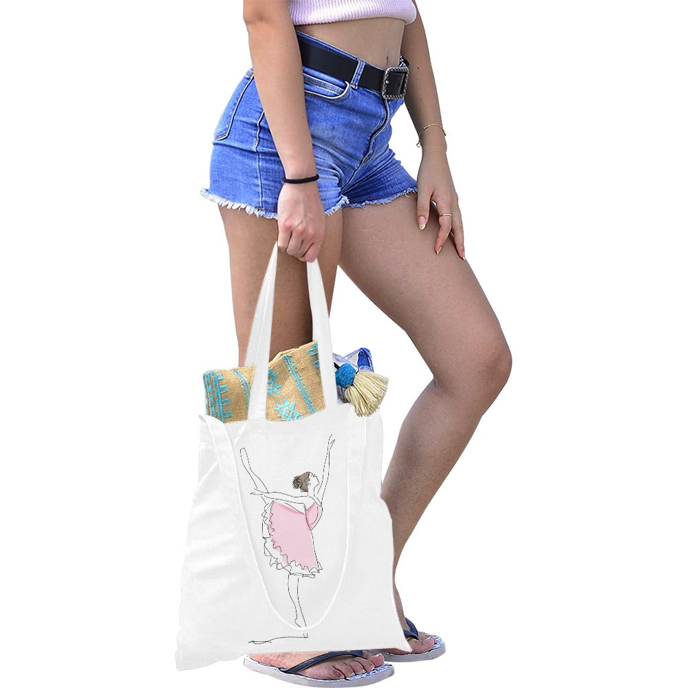 BALLERINA Canvas Tote Bag - The Cool Collective AU