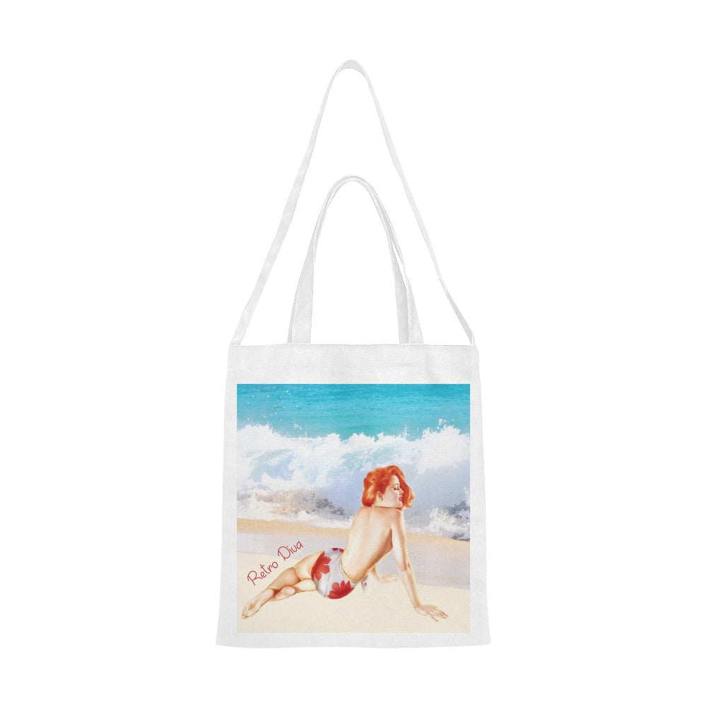 RETRO-DIVA Canvas Tote Bag - The Cool Collective AU
