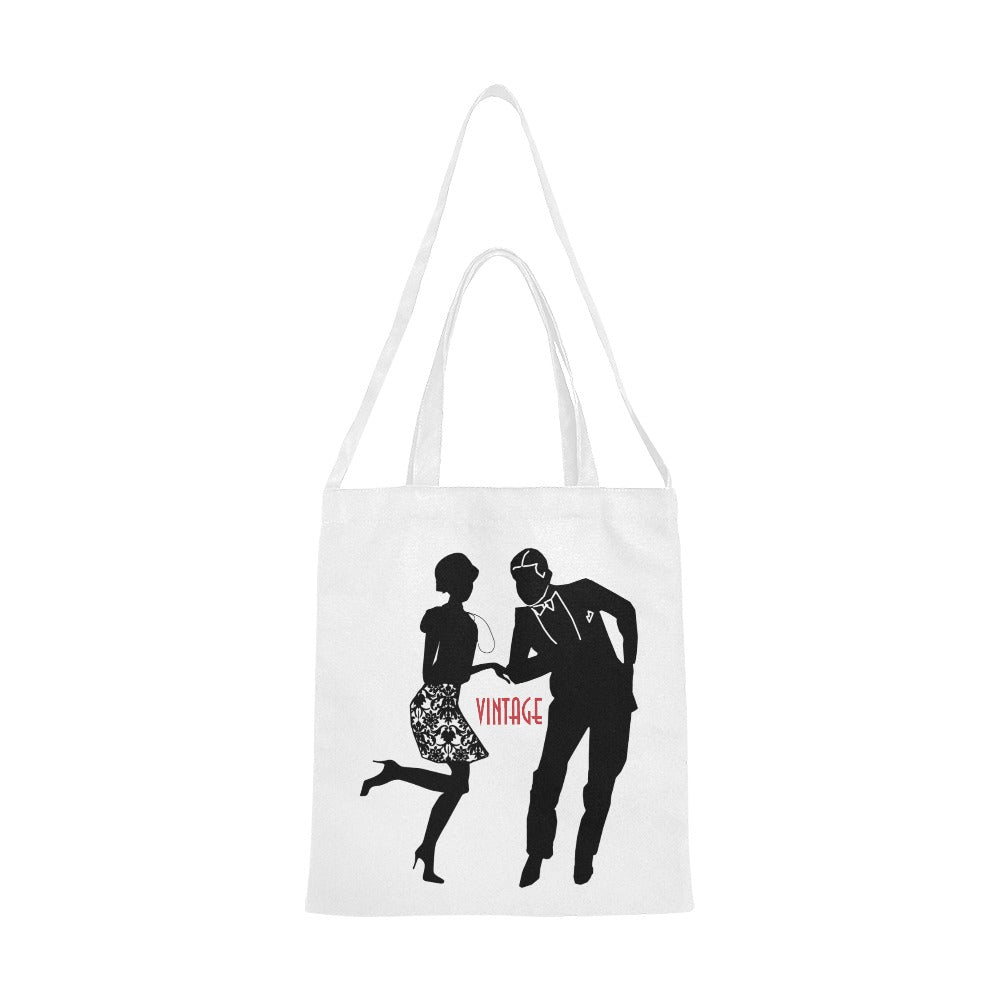 VINTAGE DANCE Canvas Tote Bag - The Cool Collective AU