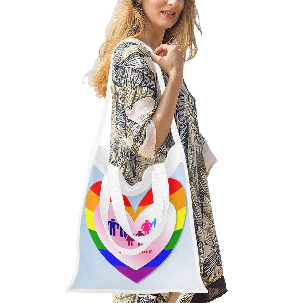 LGBT4 Canvas Tote Bag - The Cool Collective AU