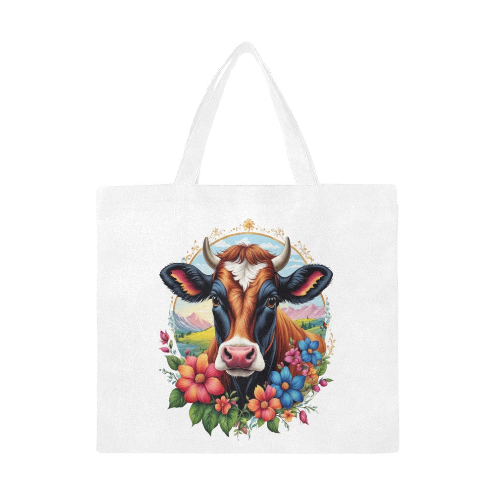 Highland Cow Canvas Tote Bag/Large - The Cool Collective AU