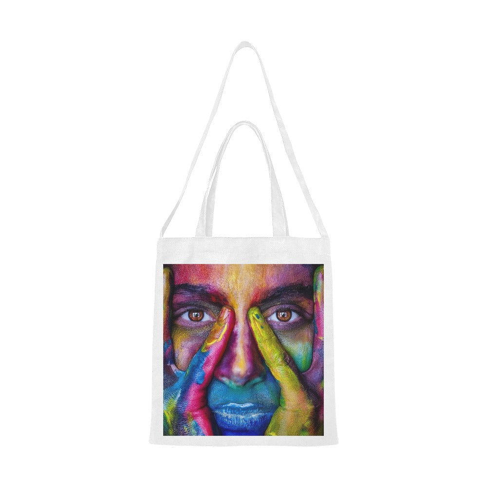 COLOUR ME HAPPY Canvas Tote Bag - The Cool Collective AU