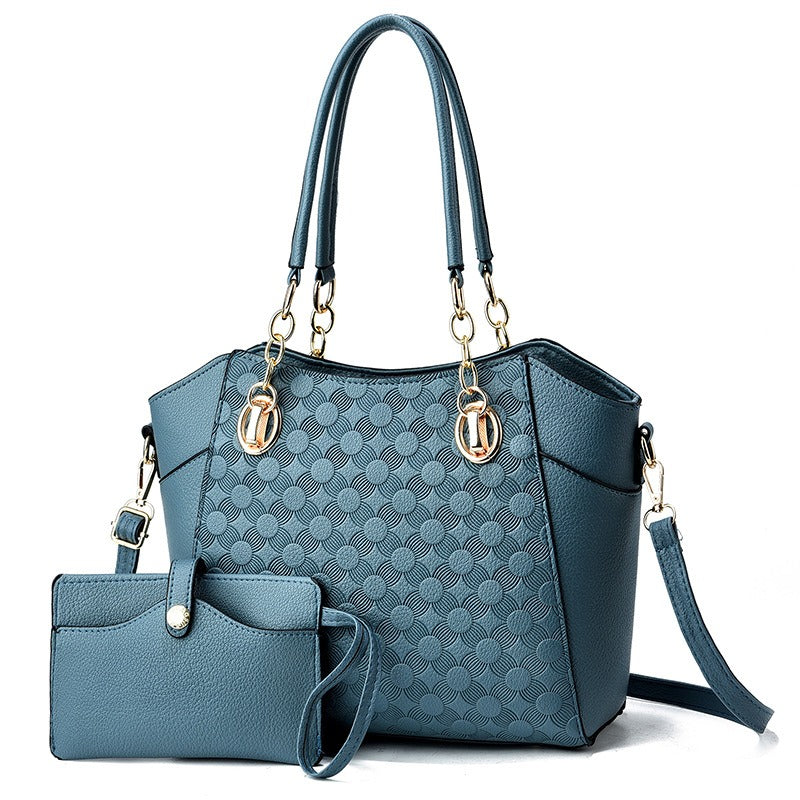 Autumn Winter Women’s Large PU Leather Tote Bag – Retro European American Style - The Cool Collective AU