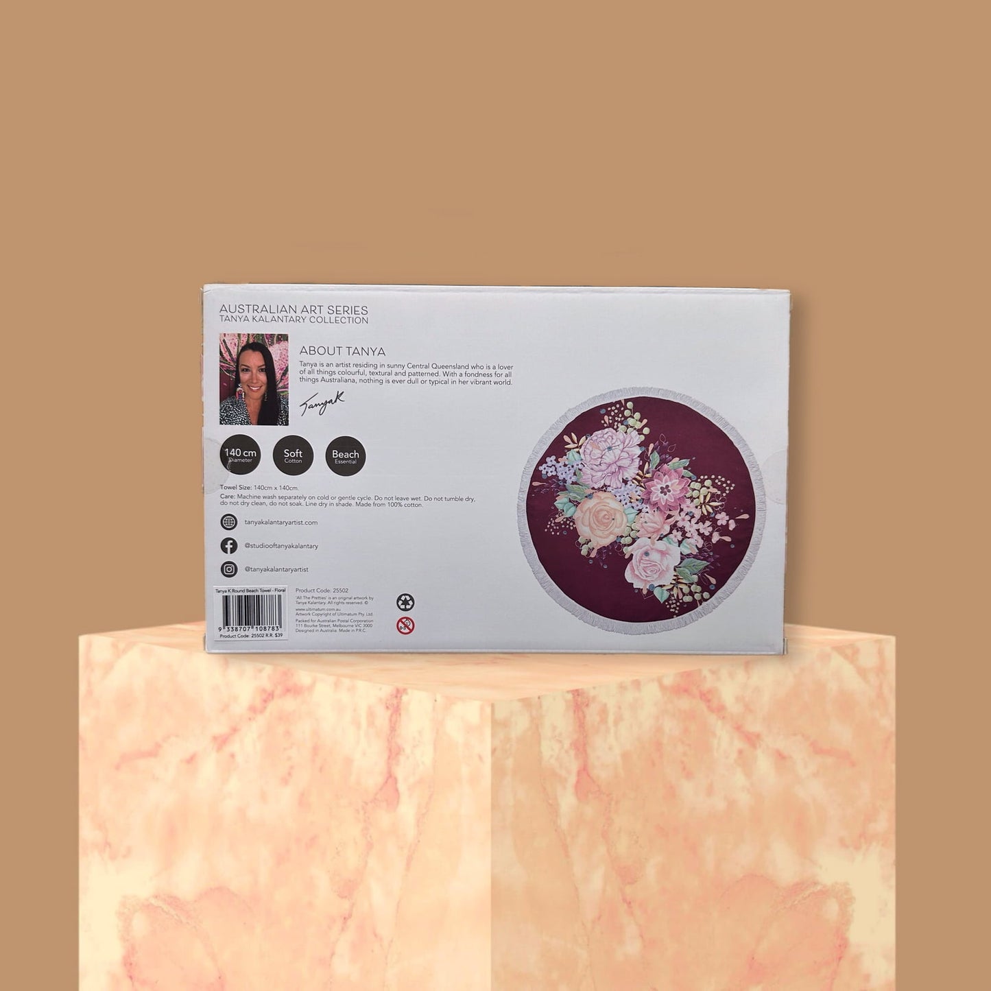 Tanya Kalantary Collection Round Beach Towel - The Cool Collective AU