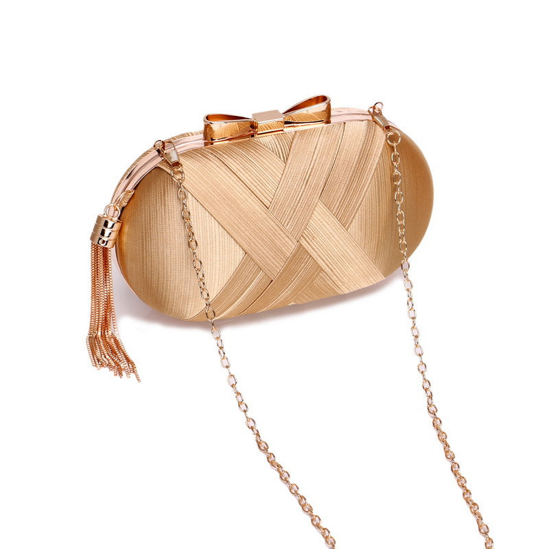 Elegant Tassel Evening Clutch – Women's Handbag for Banquets and Special Occasions - The Cool Collective AU