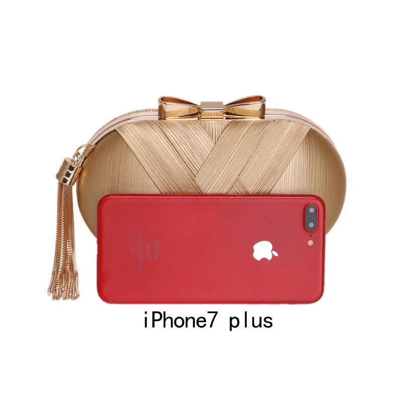 Elegant Tassel Evening Clutch – Women's Handbag for Banquets and Special Occasions - The Cool Collective AU