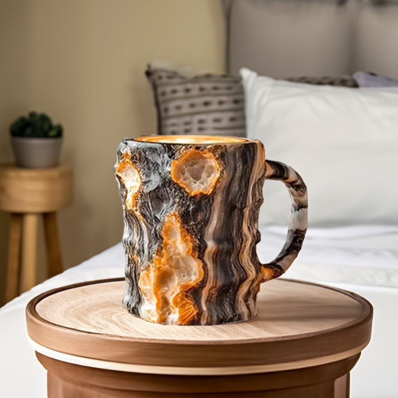 Natural Mineral Crystal Mug - Multicolor Healing & Spiritual Gift - The Cool Collective AU