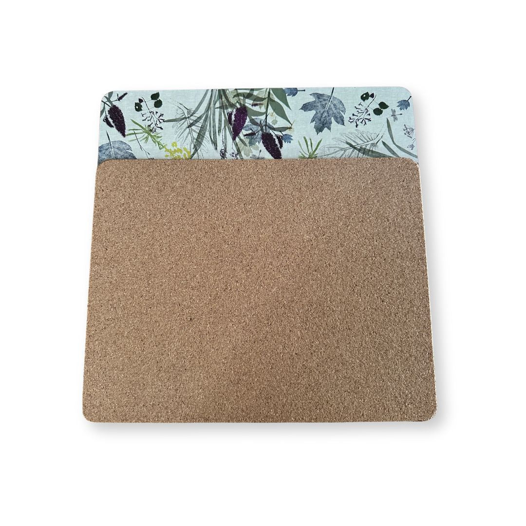 Trudy Rice 'Lorne Gardens' Inspired 6-Piece Cork-Backed Placemat Set - The Cool Collective AU