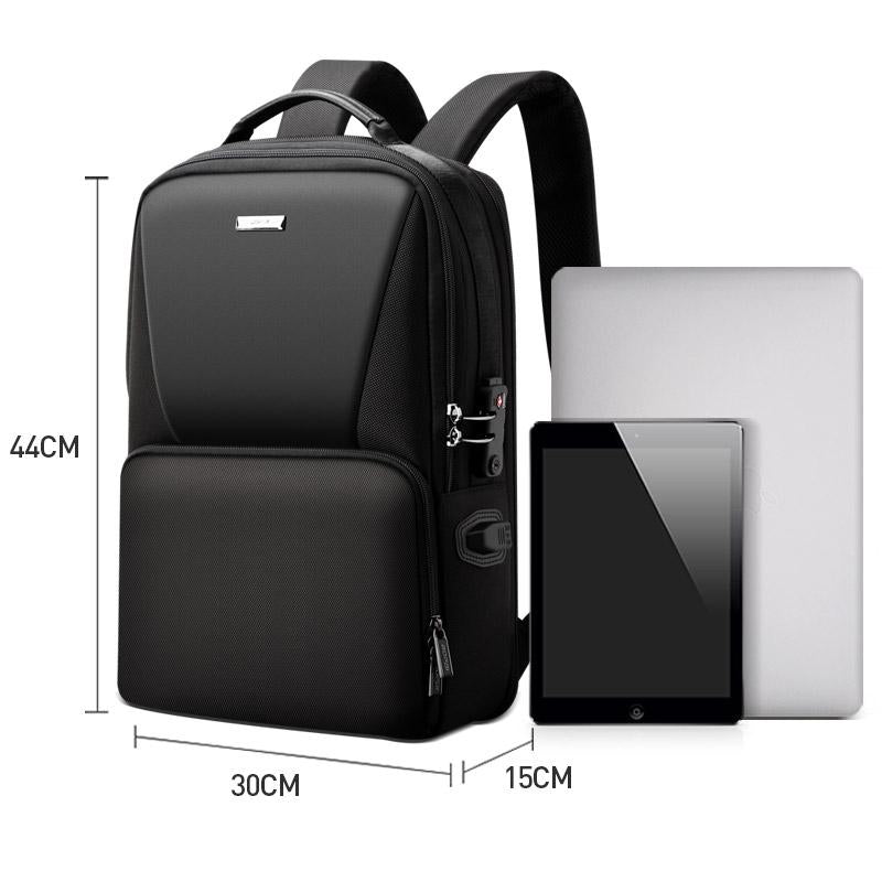 Anti - theft Waterproof Business Backpack for Travel - 30x15x44cm in Black - The Cool Collective AU