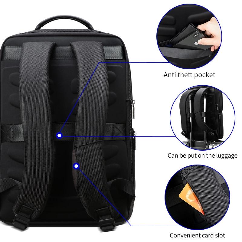 Anti - theft Waterproof Business Backpack for Travel - 30x15x44cm in Black - The Cool Collective AU