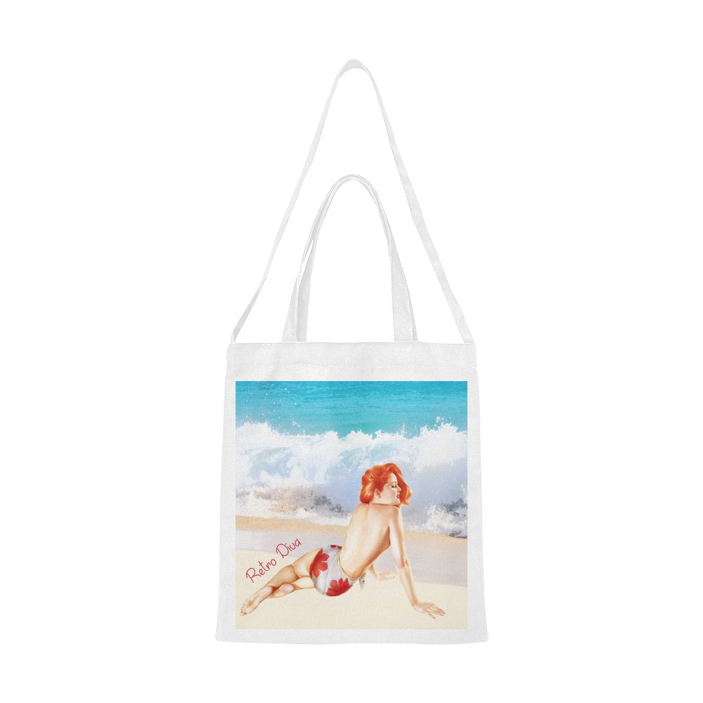 RETRO-DIVA Canvas Tote Bag - The Cool Collective AU