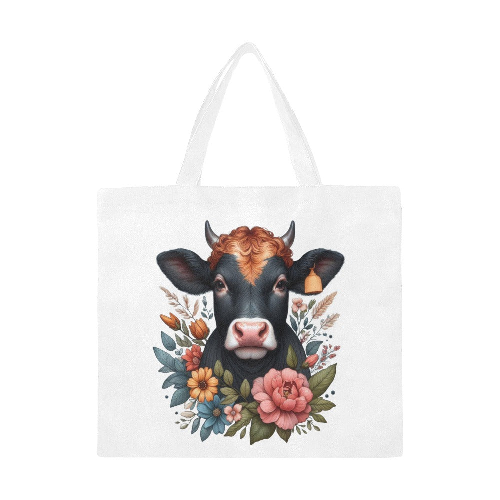 Highland Cow Canvas Tote Bag/Large - The Cool Collective AU