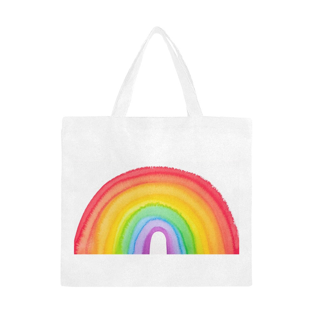 Rainbow Canvas Tote Bag - The Cool Collective AU