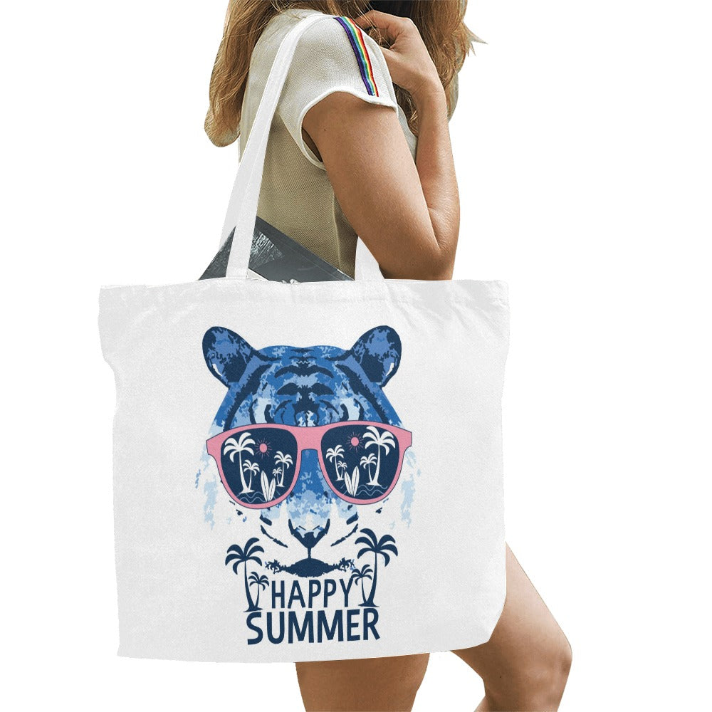 Summer Vibes Canvas Tote Bag - The Cool Collective AU