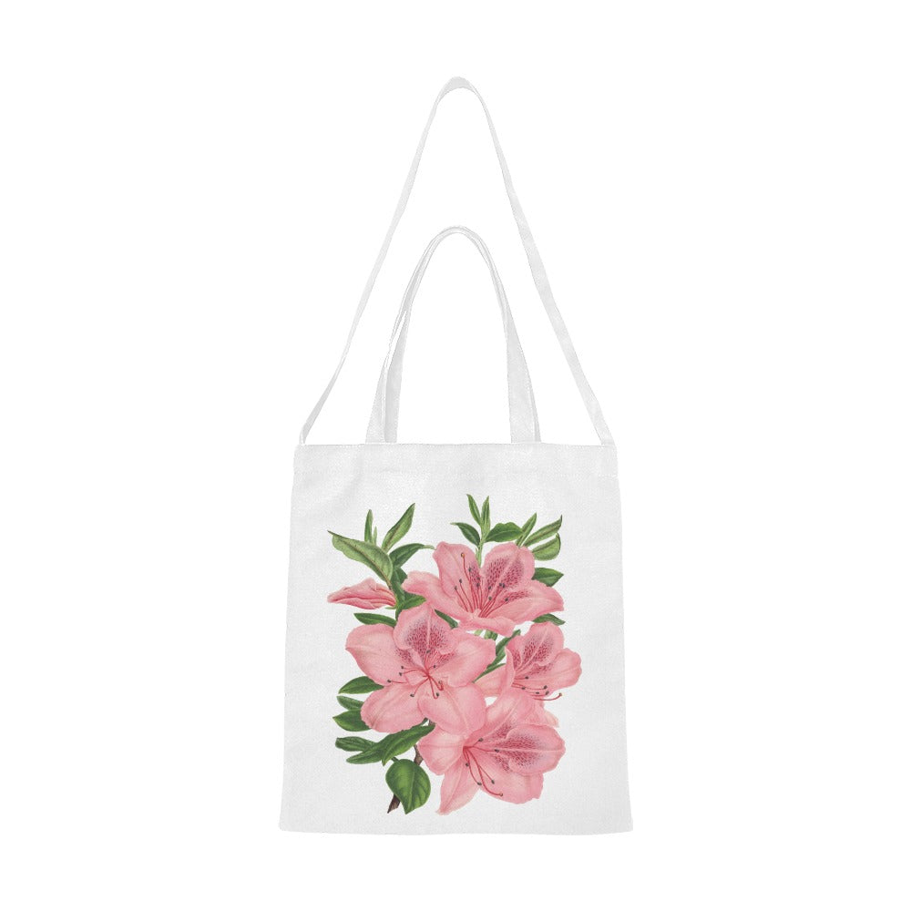 FLORAL-LILY Canvas Tote Bag - The Cool Collective AU