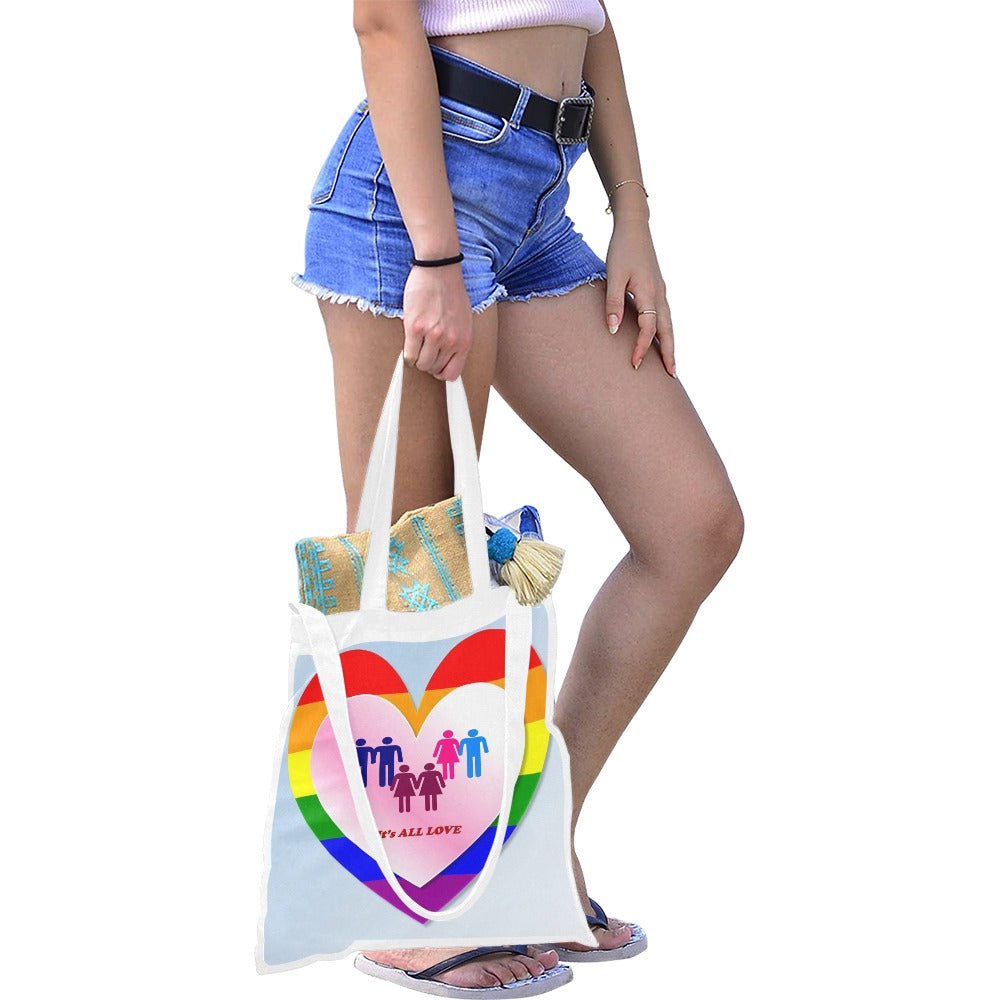 LGBT4 Canvas Tote Bag - The Cool Collective AU