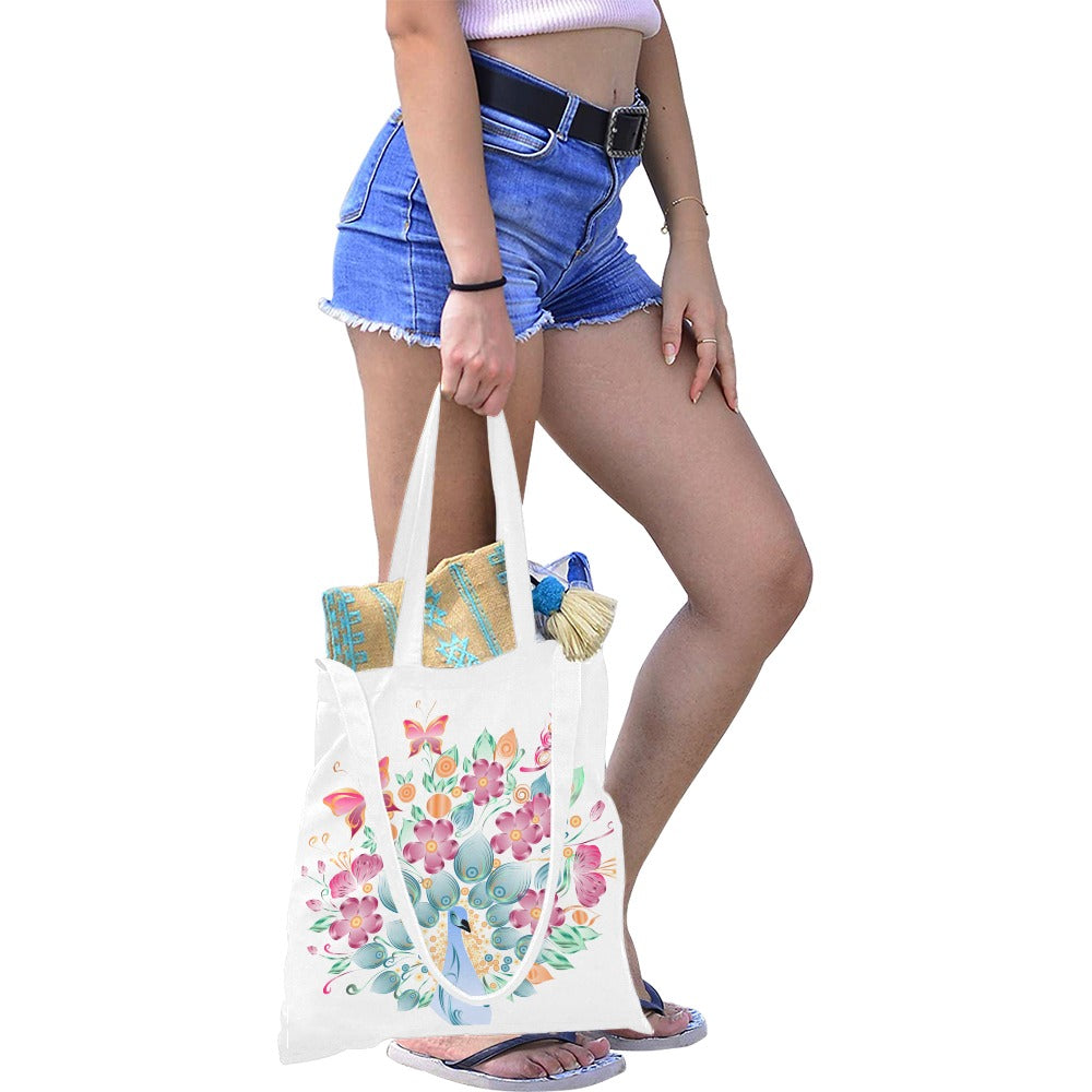 peacock 3 Canvas Tote Bag - The Cool Collective AU