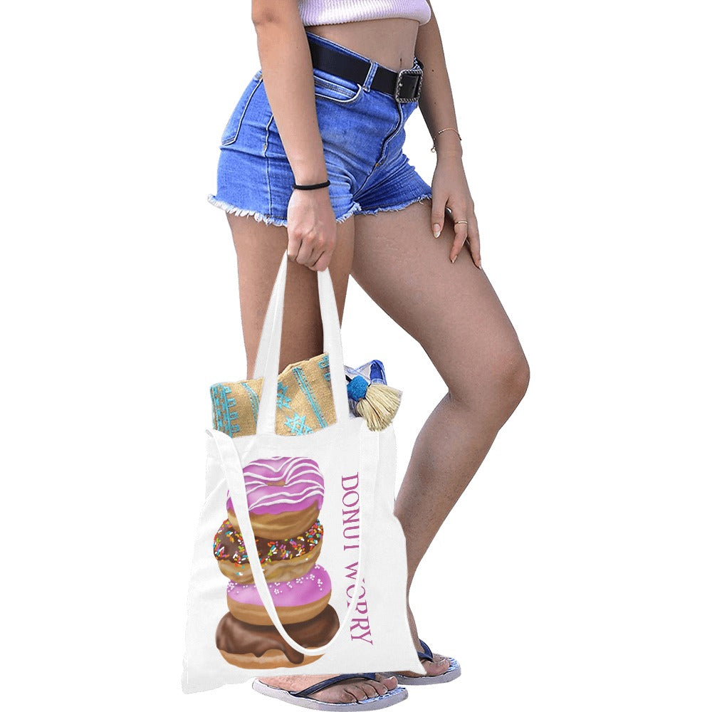 Donut Worry Canvas Tote Bag - The Cool Collective AU