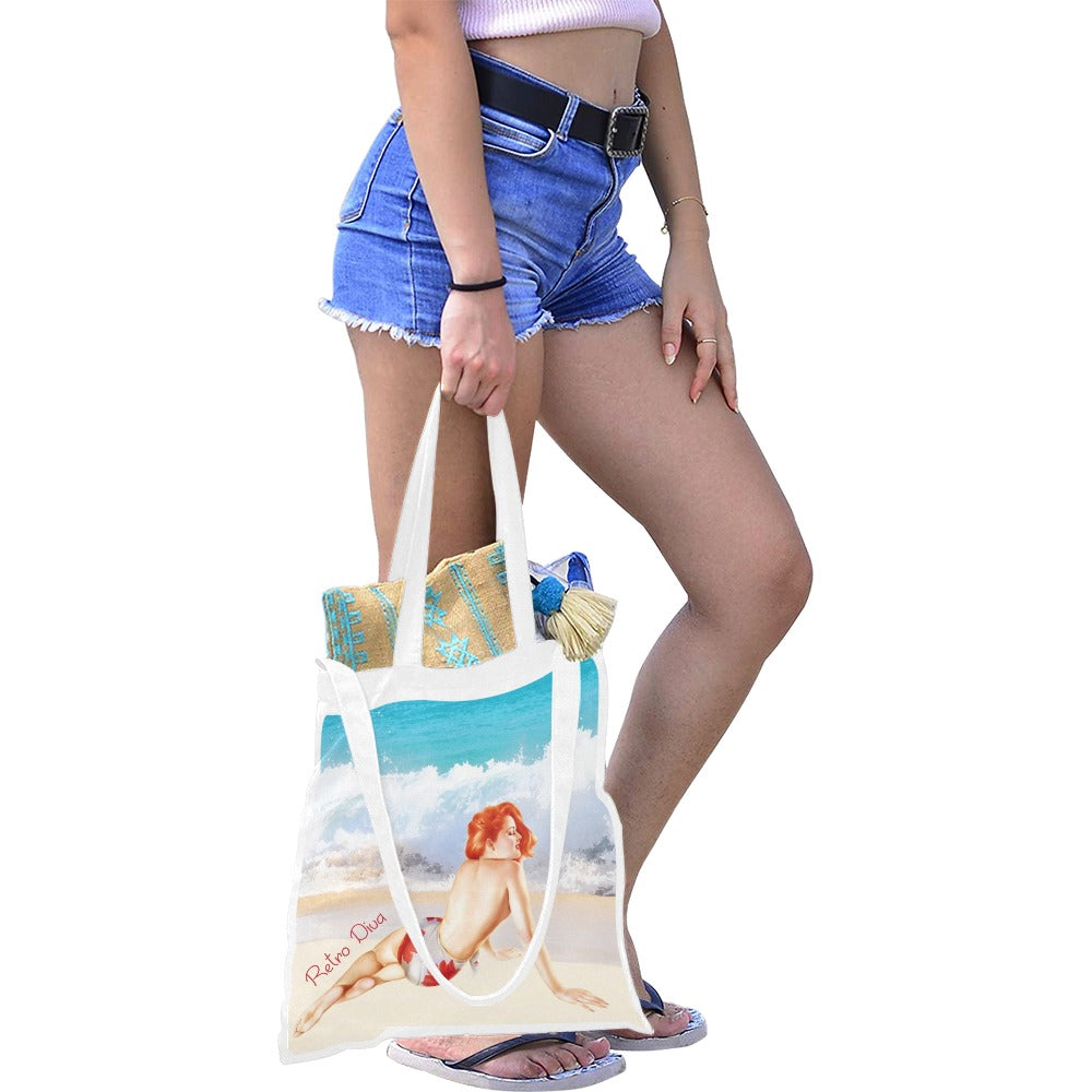 RETRO-DIVA Canvas Tote Bag - The Cool Collective AU