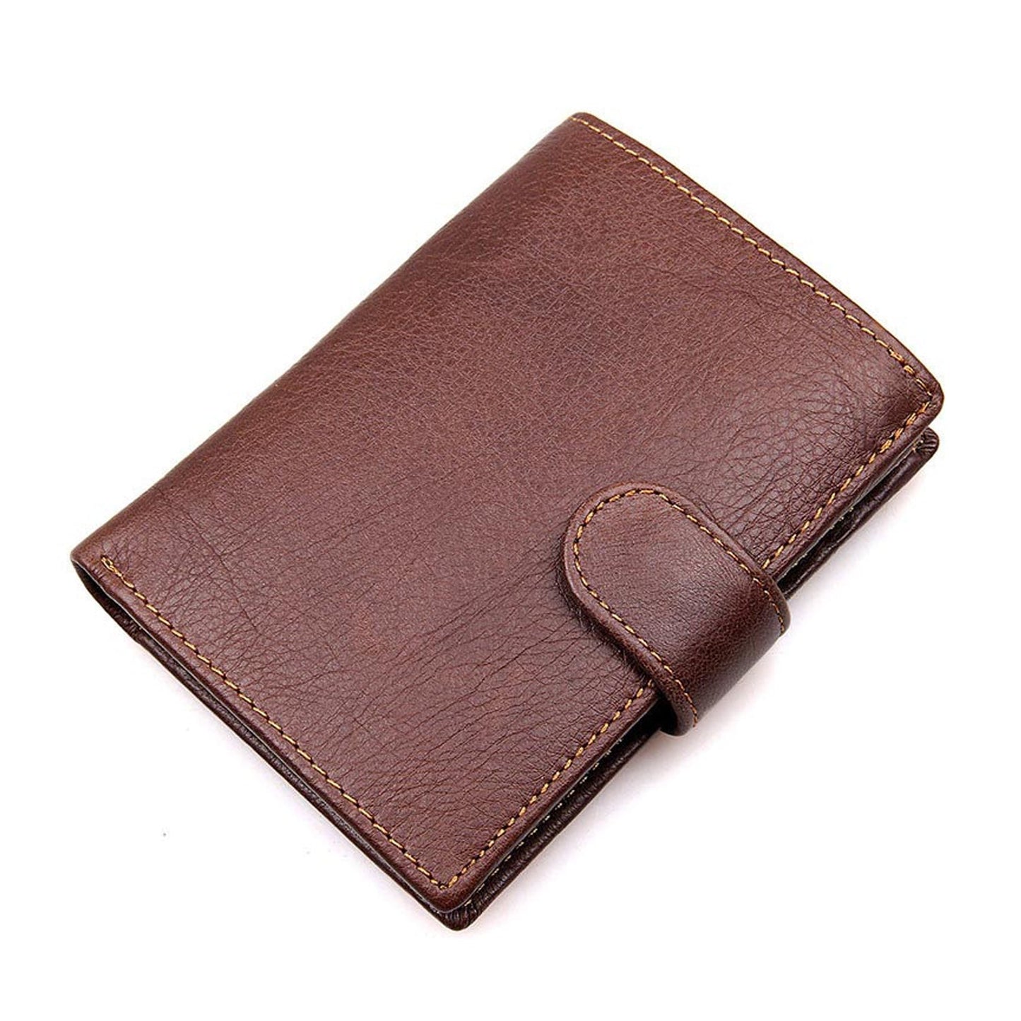 Genuine leather men wallets High - quality Multi card short wallet Men's Cow Leather RFID Card Holder - The Cool Collective AU