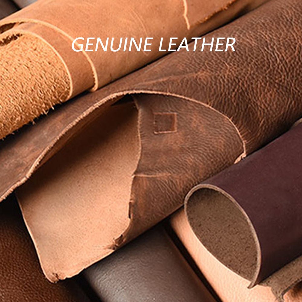 Genuine Leather Wallet Purse Bag Case Holder Key Ring Pouch Bag Safe Hanger (Black) - The Cool Collective AU
