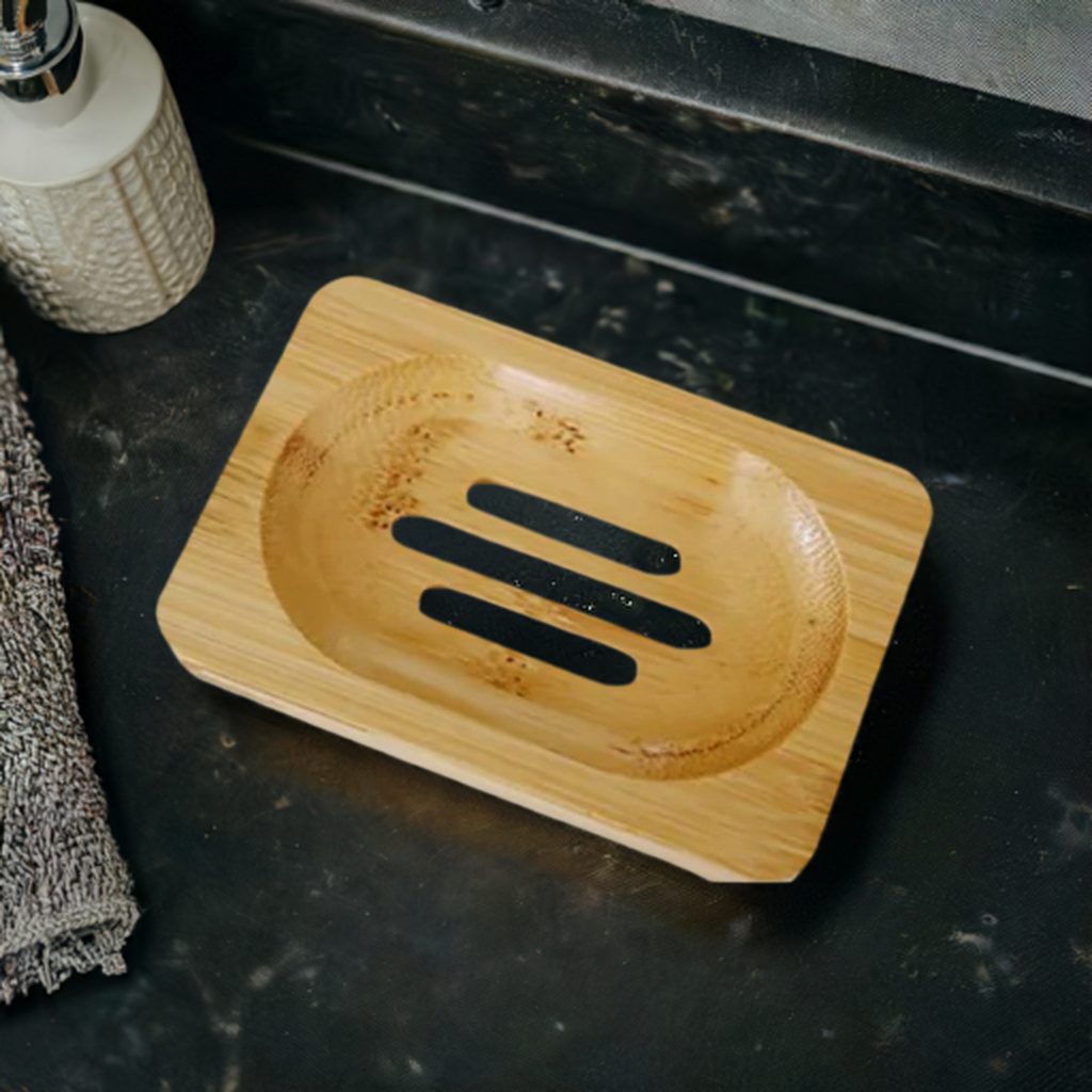 Eco Friendly Bamboo Soap Dish - The Cool Collective AU