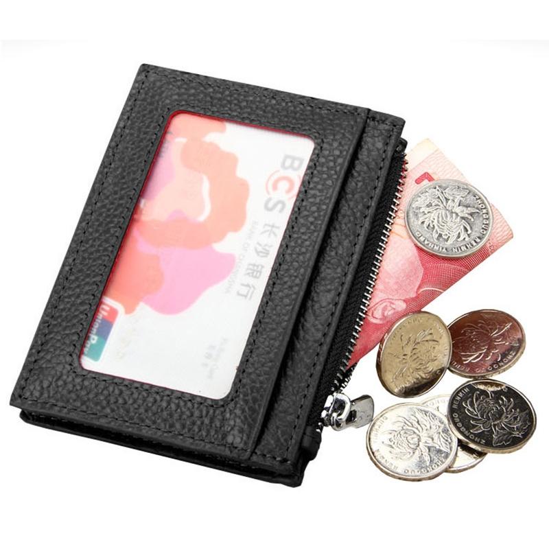 Leather Rfid Blocking Card Holder Wallet - 11x8x1.5cm - Magenta - The Cool Collective AU