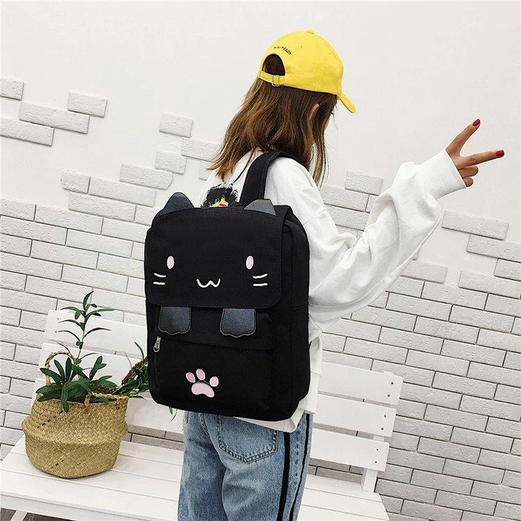 Leisure Cat Backpack - Canvas - The Cool Collective AU
