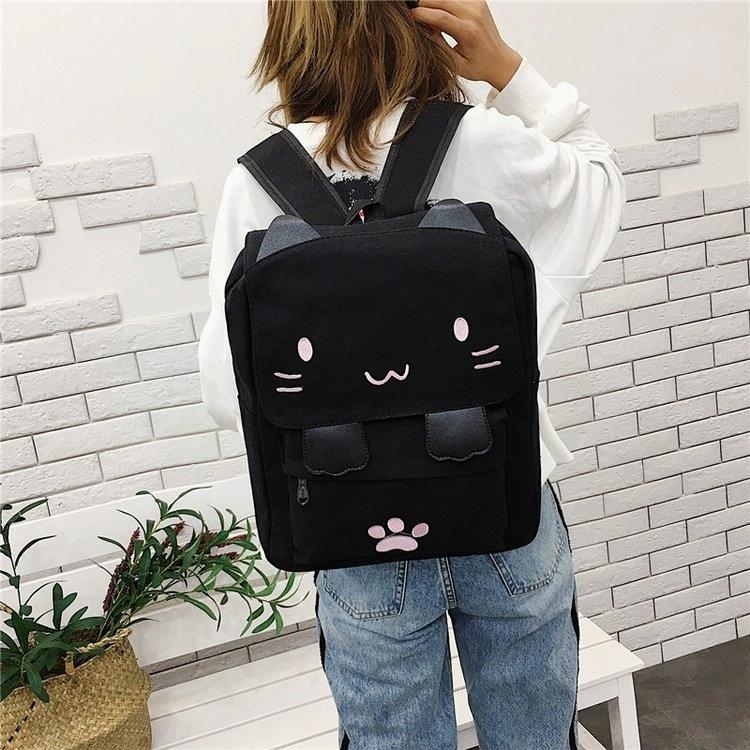 Leisure Cat Backpack - Canvas - The Cool Collective AU