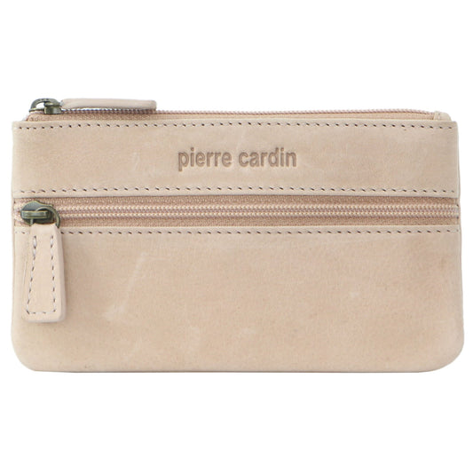 Pierre Cardin Ladies Womens Genuine Leather RFID Coin Purse Wallet - Pink - The Cool Collective AU