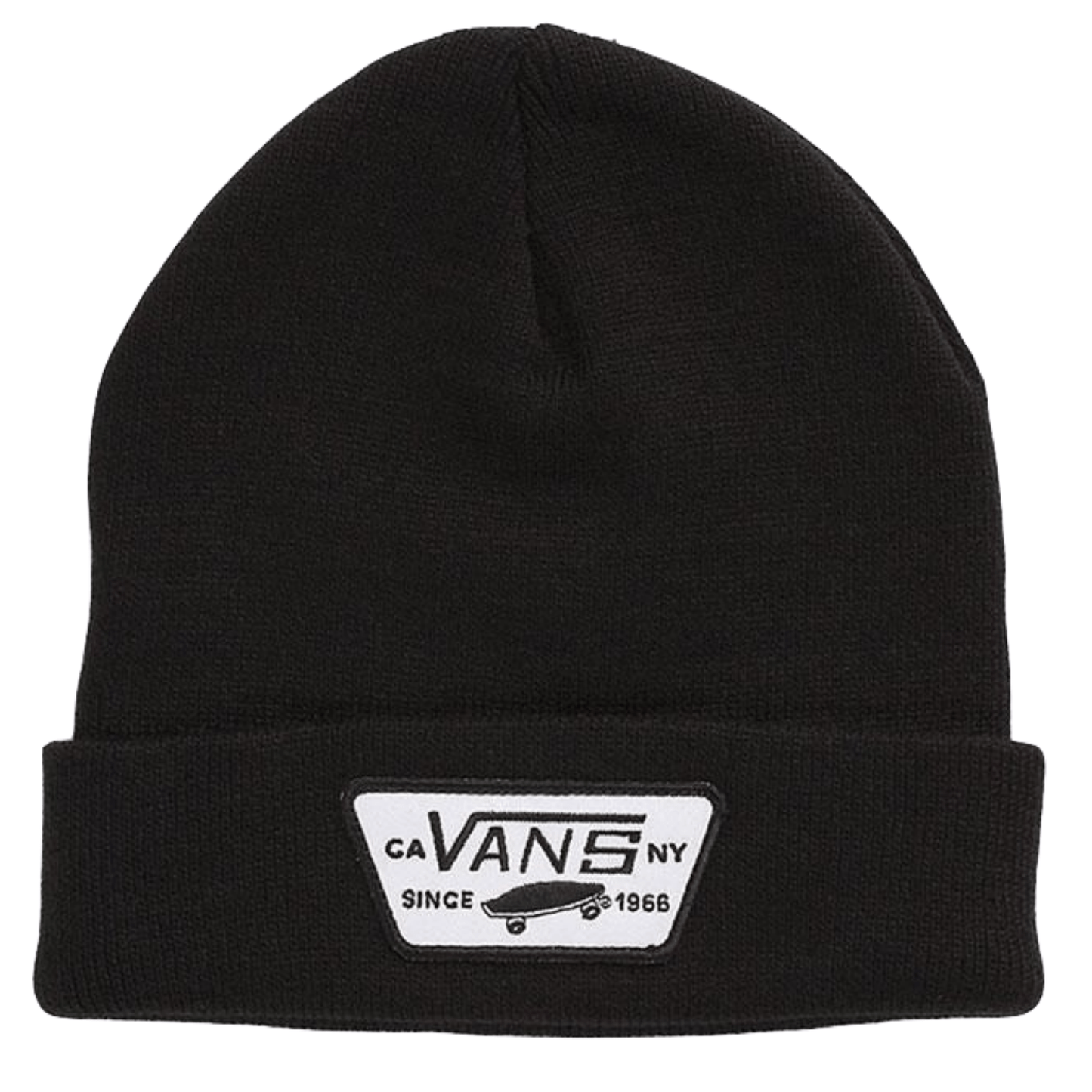 VANS Milford Beanie Warm Winter Knit Hat Ski Cap - Black - The Cool Collective AU