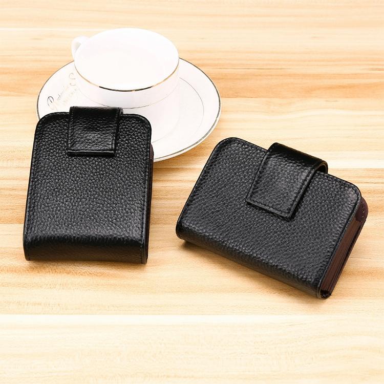 Women Vertical Cowhide Leather Rfid Wallet - Coffee - The Cool Collective AU
