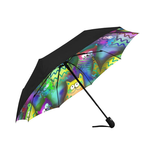 Cats Anti-UV Auto-Foldable Umbrella - The Cool Collective AU