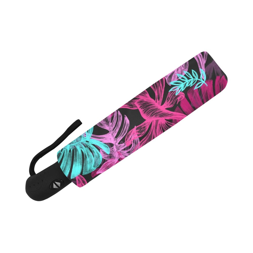 Tropical Reds Anti-UV Auto-Foldable Umbrella - The Cool Collective AU