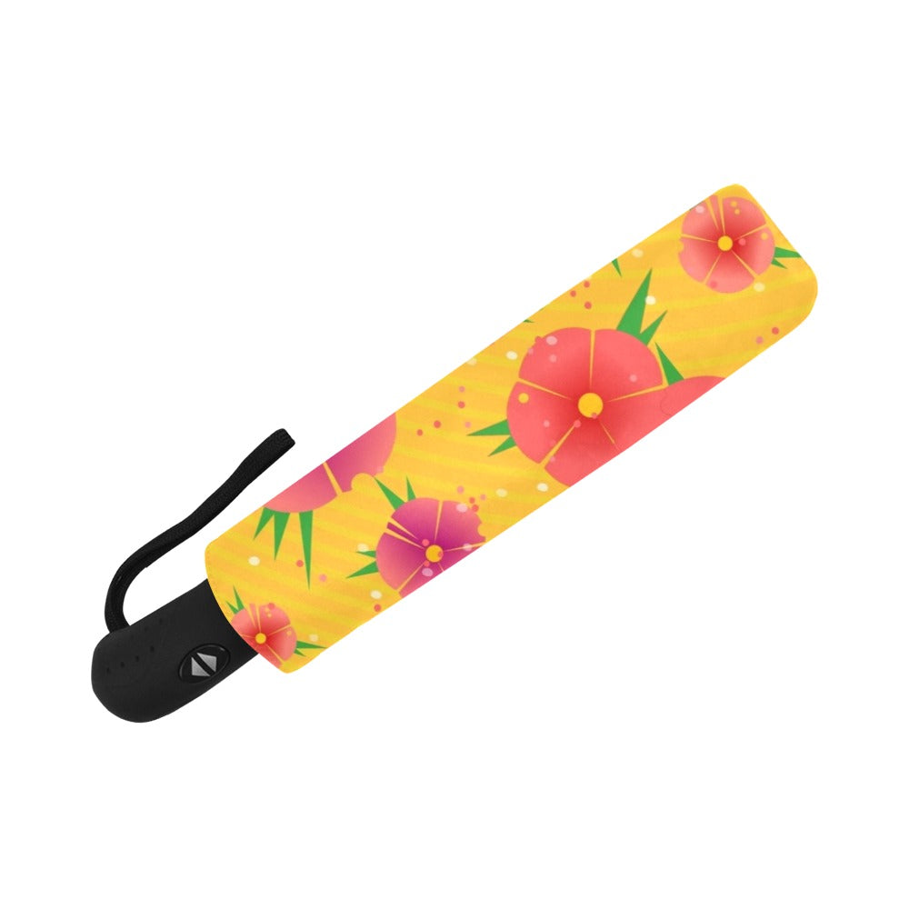 Tropical Buzz Anti-UV Auto-Foldable Umbrella - The Cool Collective AU