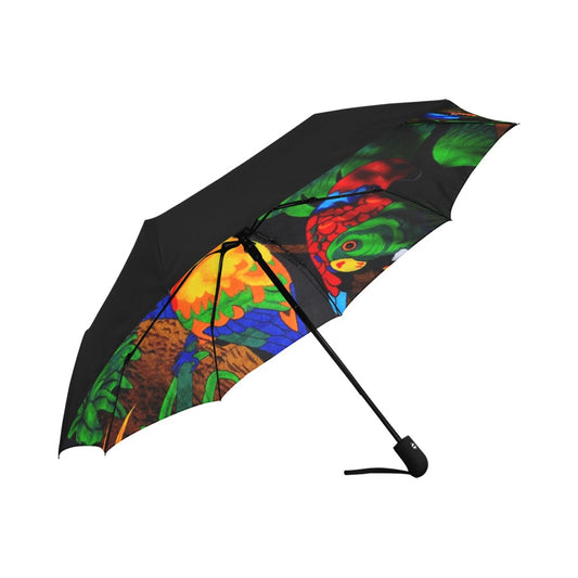 Parrots Anti-UV Auto-Foldable Umbrella - The Cool Collective AU
