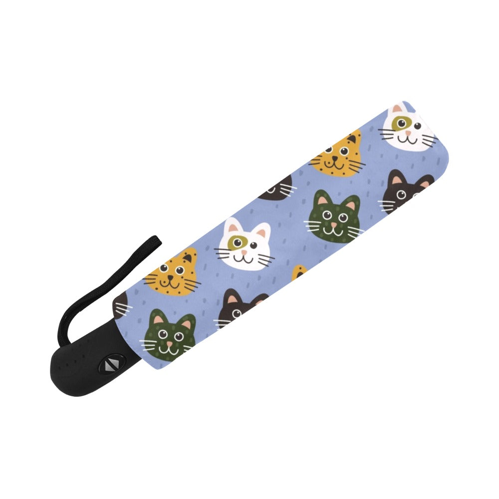 All About Cats Anti-UV Auto-Foldable Umbrella - The Cool Collective AU