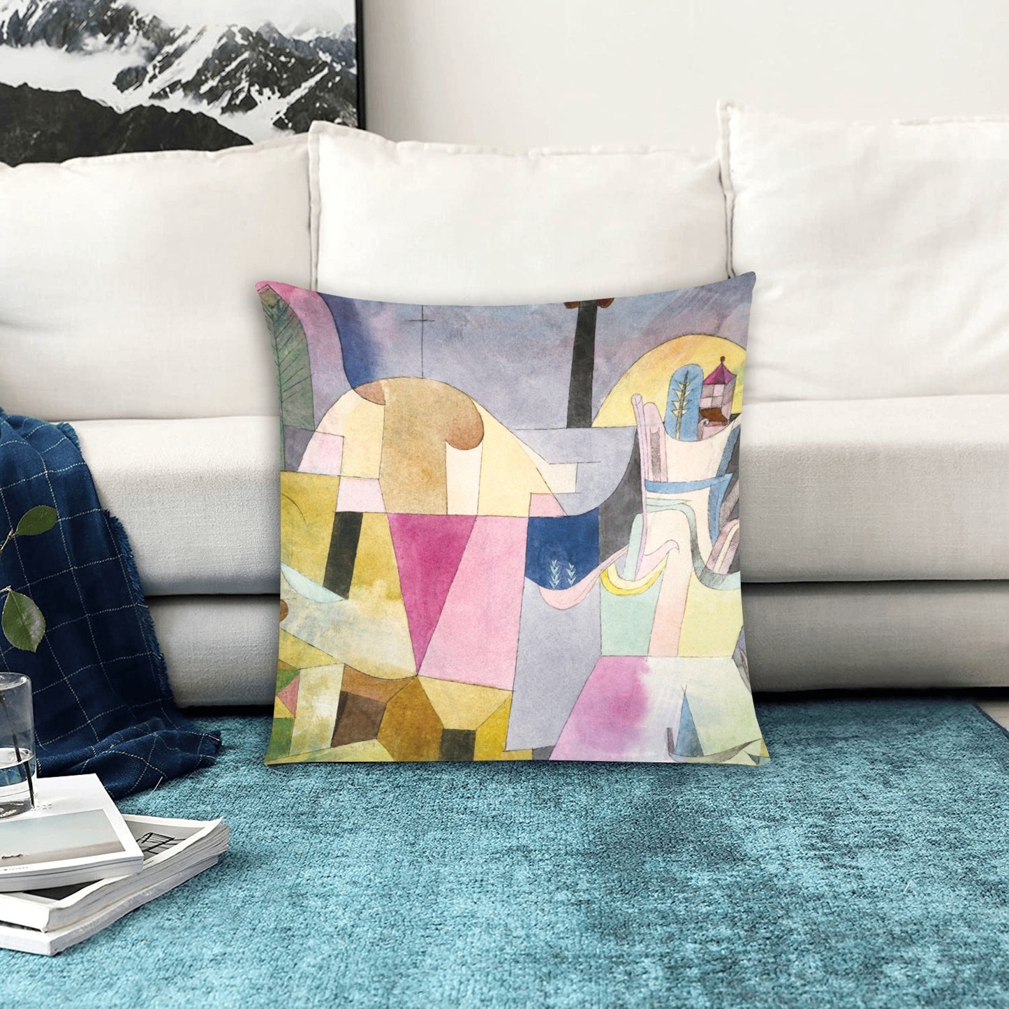 Abstract Zippered Pillow Case 20"x20" - The Cool Collective AU