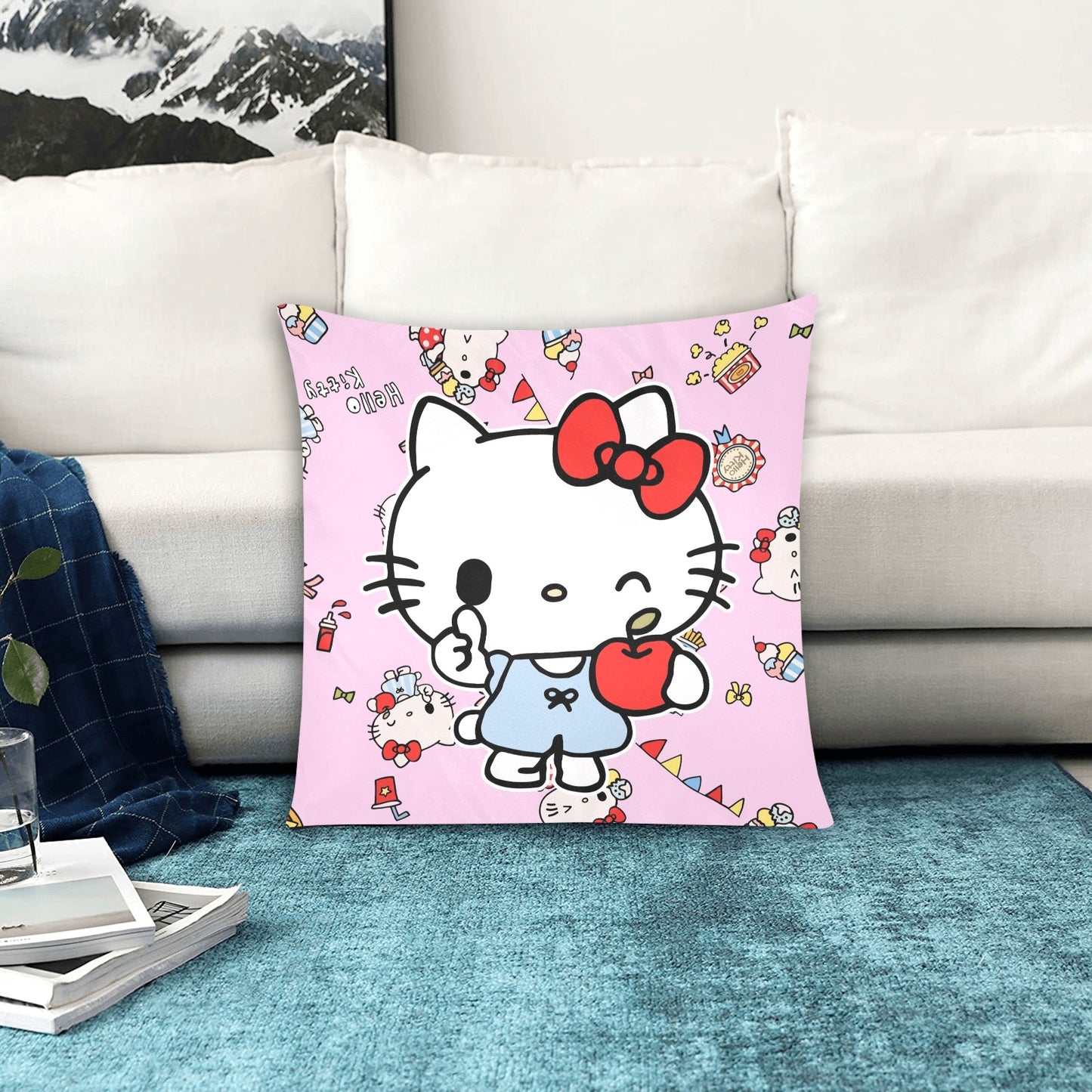 Hello Kitty 5 Zippered Cushion Cover 20"x20" - The Cool Collective AU
