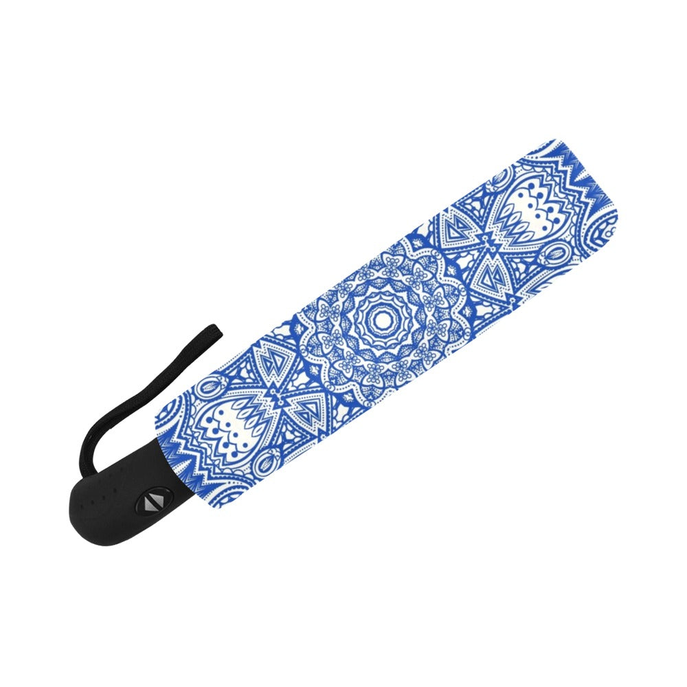 Hamptons Mandala Anti-UV Auto-Foldable Umbrella - The Cool Collective AU
