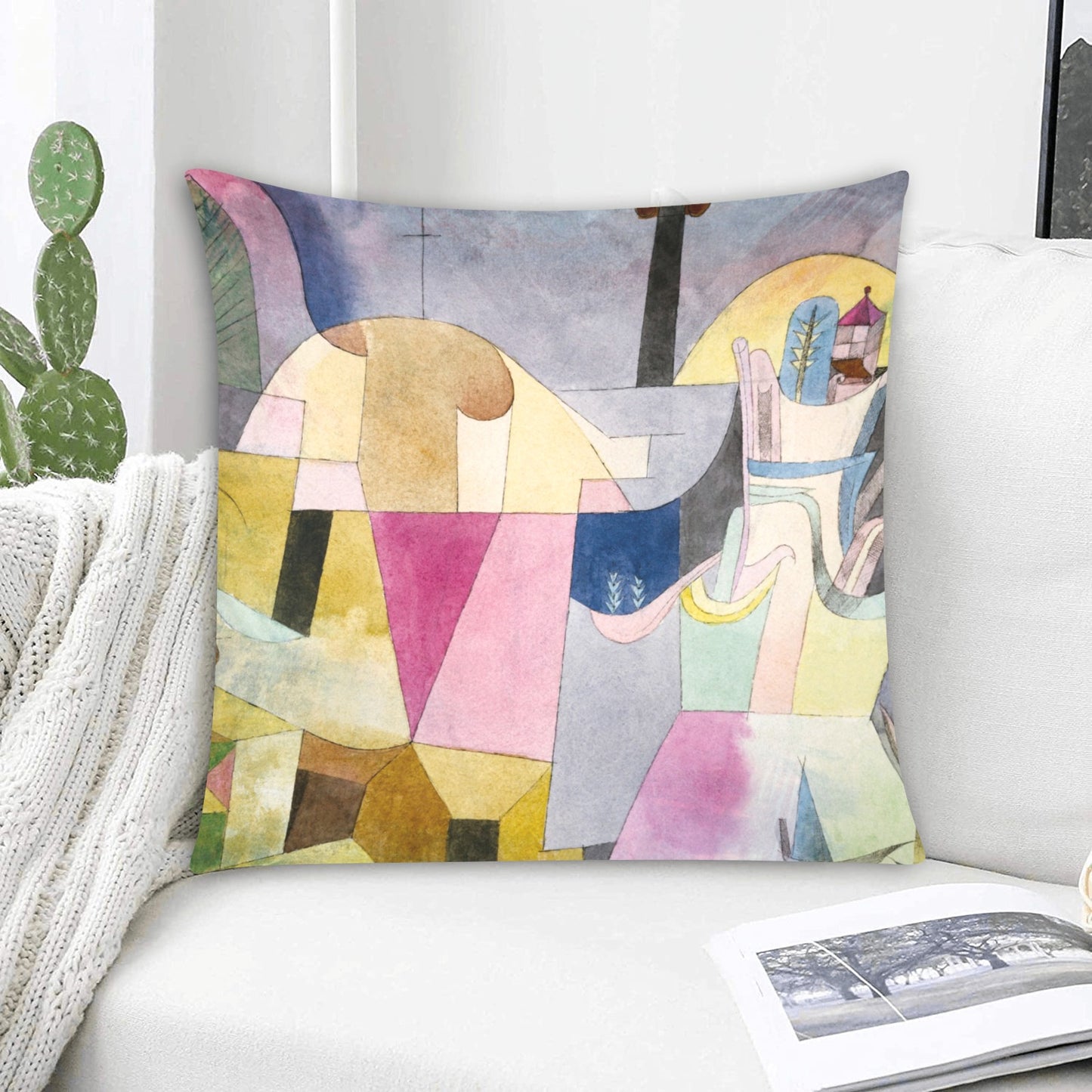 Abstract Zippered Pillow Case 20"x20" - The Cool Collective AU