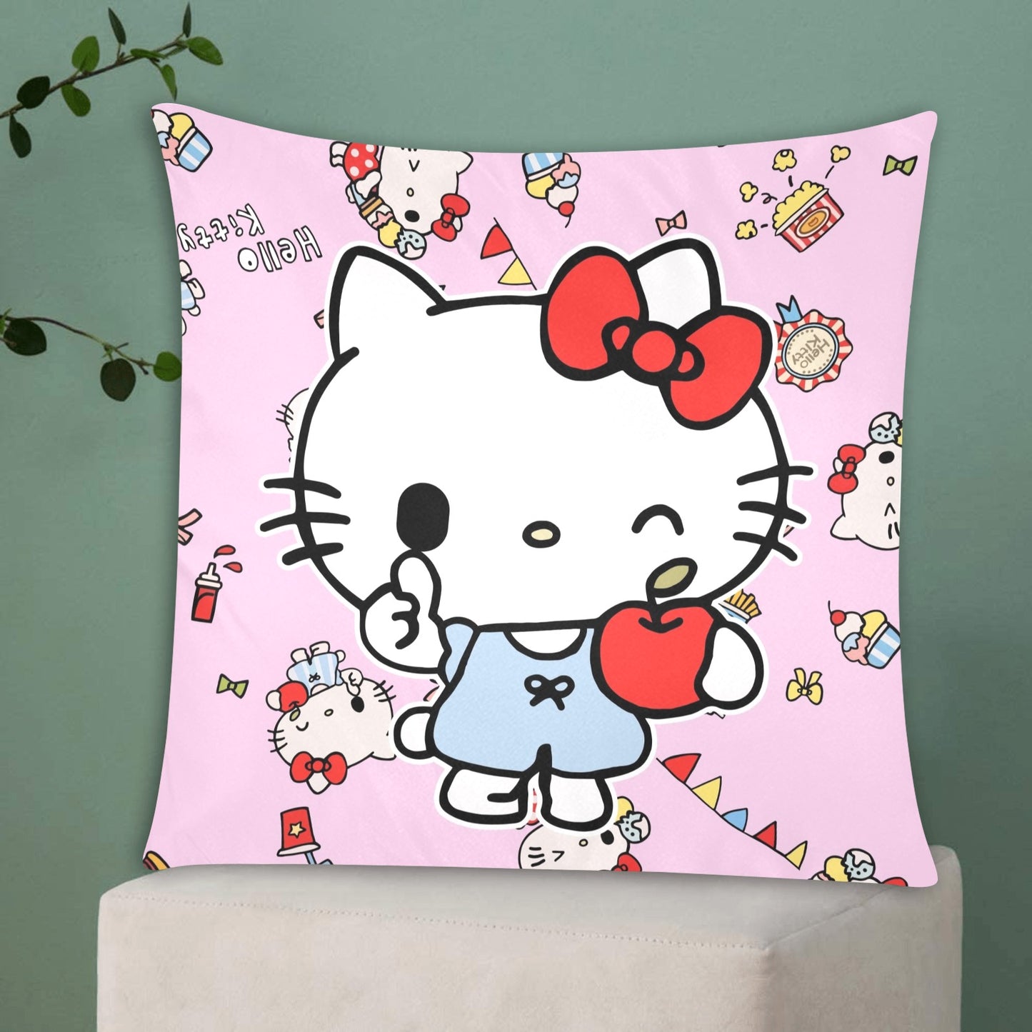 Hello Kitty 5 Zippered Cushion Cover 20"x20" - The Cool Collective AU