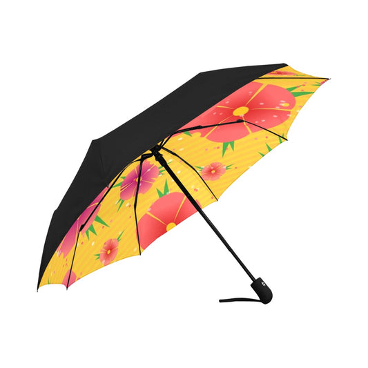 Tropical Buzz Anti-UV Auto-Foldable Umbrella - The Cool Collective AU