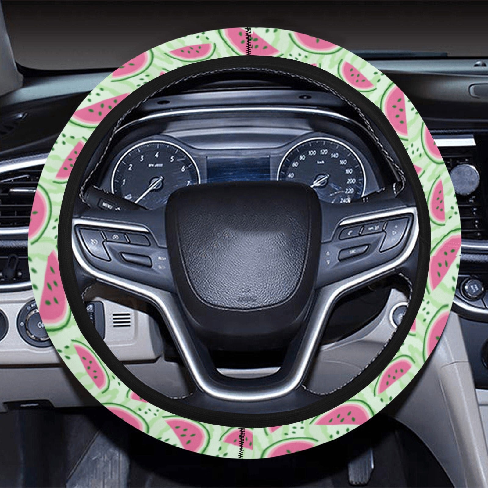 Watermelon Steering Wheel Cover with Elastic Edge - The Cool Collective AU