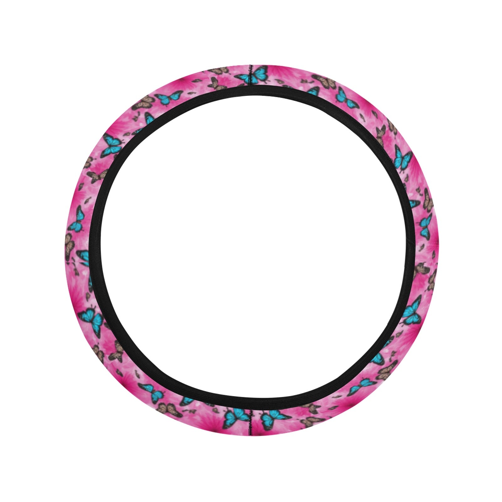Butterflies Steering Wheel Cover with Elastic Edge - The Cool Collective AU
