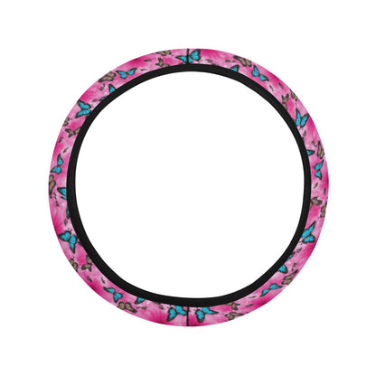 Butterflies Steering Wheel Cover with Elastic Edge - The Cool Collective AU